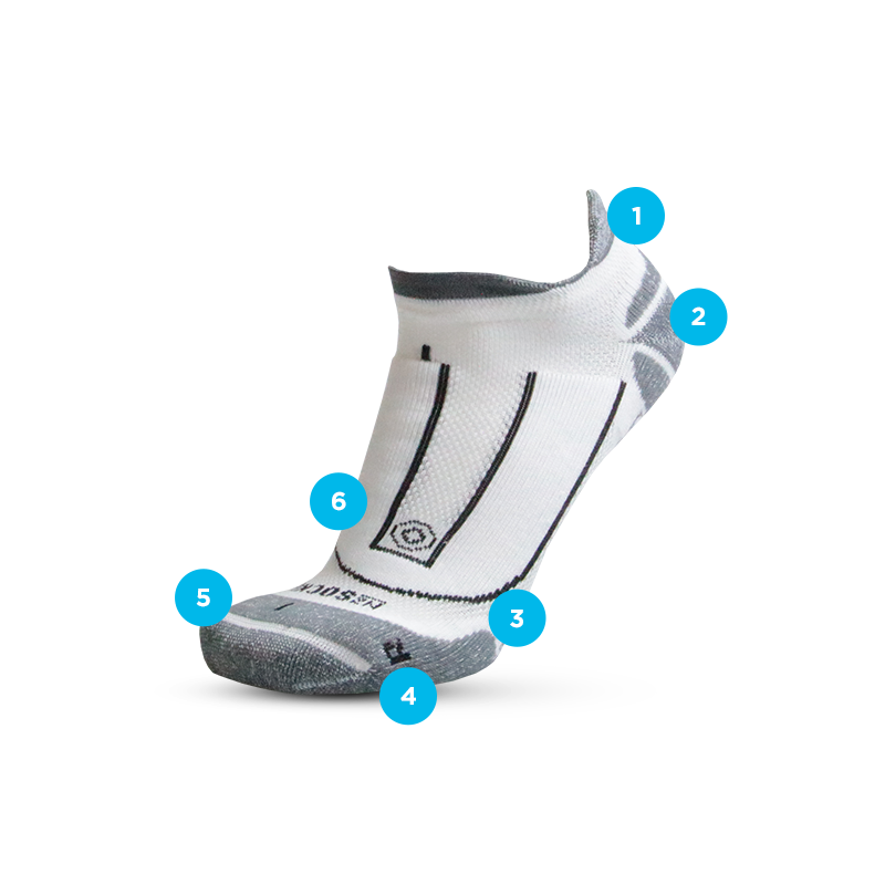 Womens Powder Heel Tab Low Cut Sock - 3PK